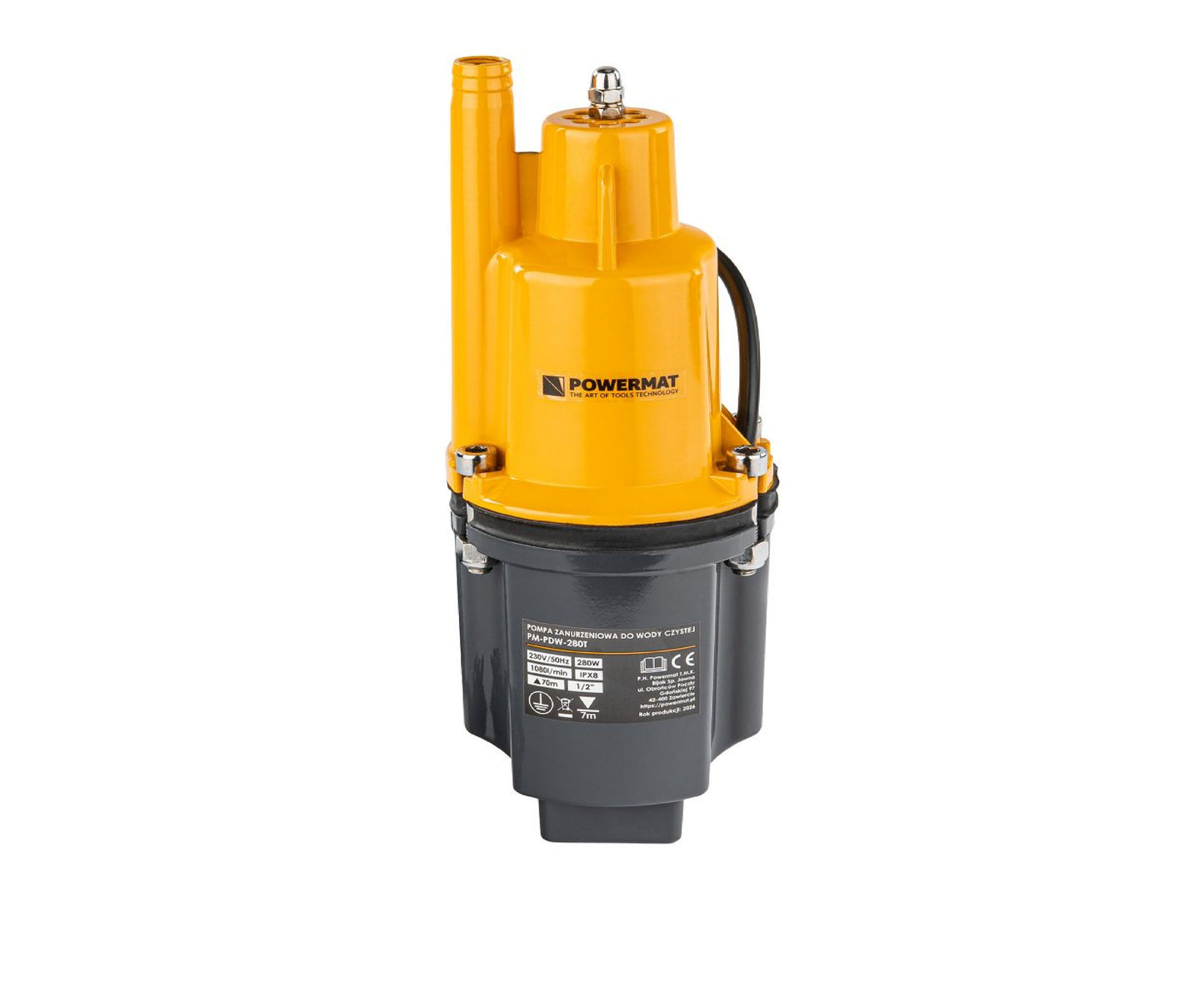 Pompa cu diafragma PM-PDW-280T, 280 W, 1080 l / h, Powermat PM1507