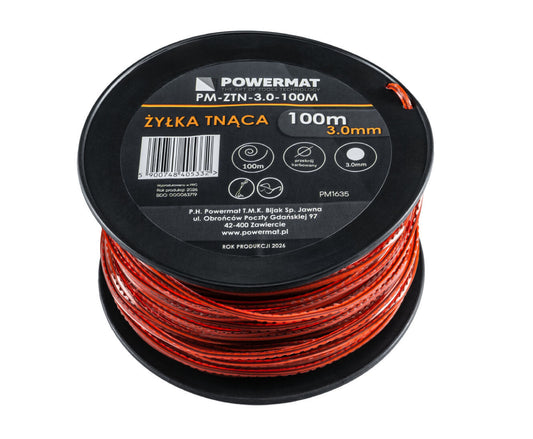 Fir patrat pentru motocoasa PM-ZTN-3.0-100M, 100 m, Powermat PM1635