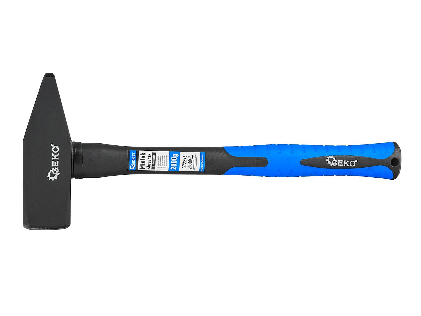 Set ciocane cu maner din fibra de sticla, 100g - 2000 g, 7 bucati, Geko G72296