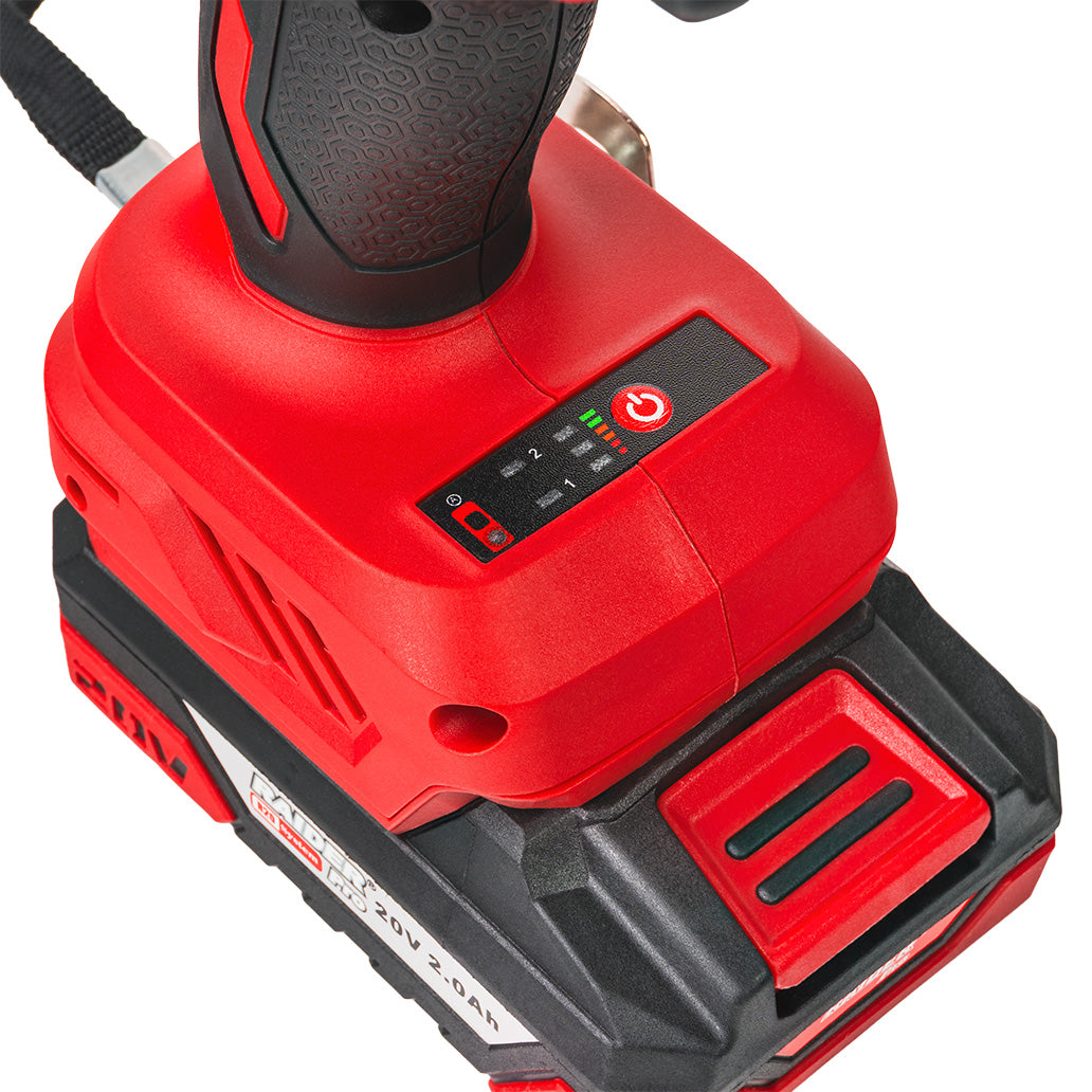 Set masina de insurubat cu impact si cheie de impact RDP-PCDIW20, 1 / 2", 320 Nm, 2 x 2 Ah, Raider 030253