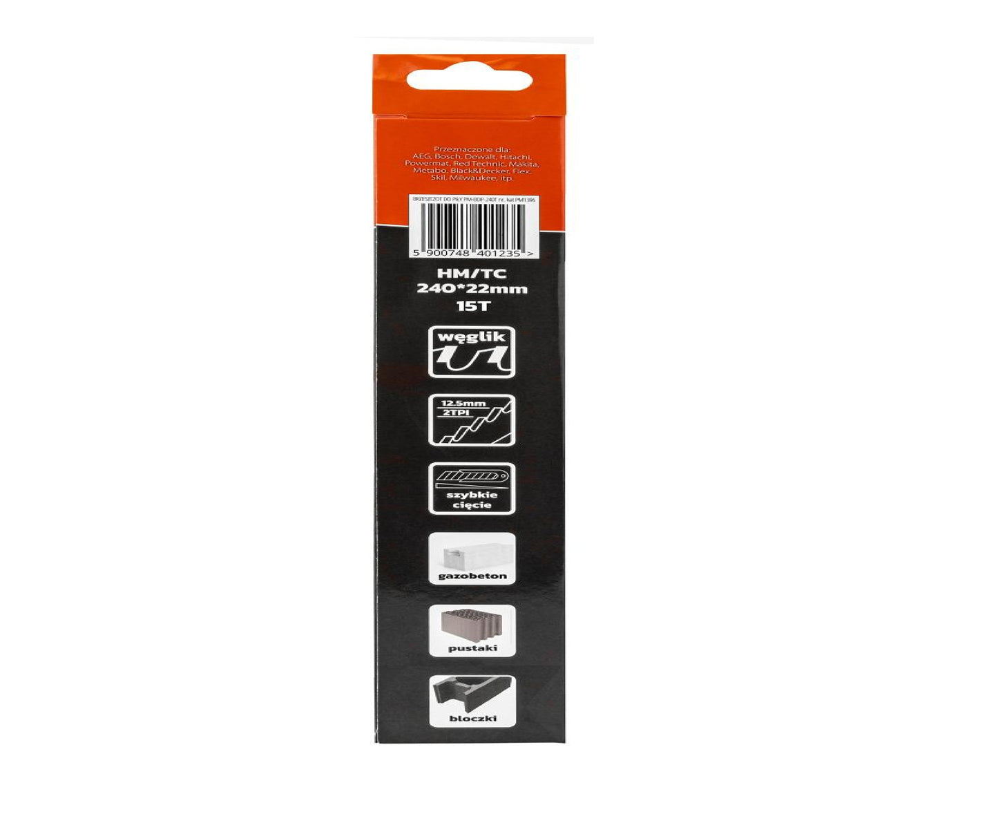 Lama pentru fierastrau sabie PM-BDP-240T, 240 x 22 mm, Powermat PM1396