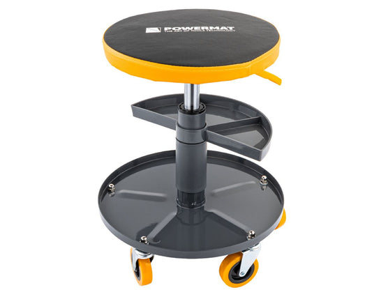 Scaun telescopic pentru atelier PM-SWA-150T, 400-520 mm, Powermat PM1455