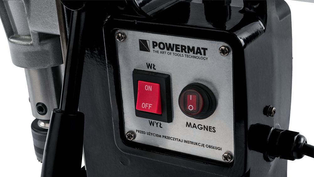 Statie de gaurit verticala cu magnet PM-WM-1500M, 1500 W, Powermat PM1456