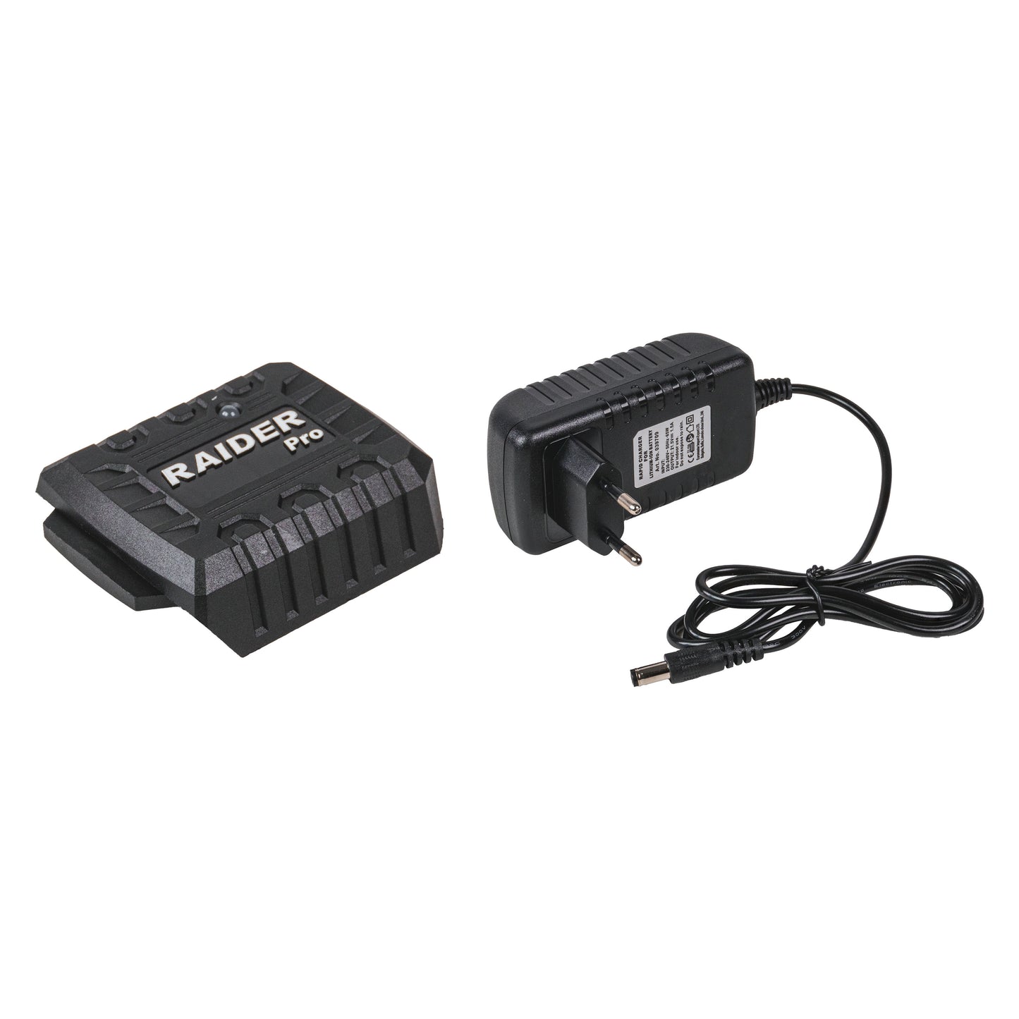 Set acumulator si incarcator pentru scule, 4 Ah, Raider 032134