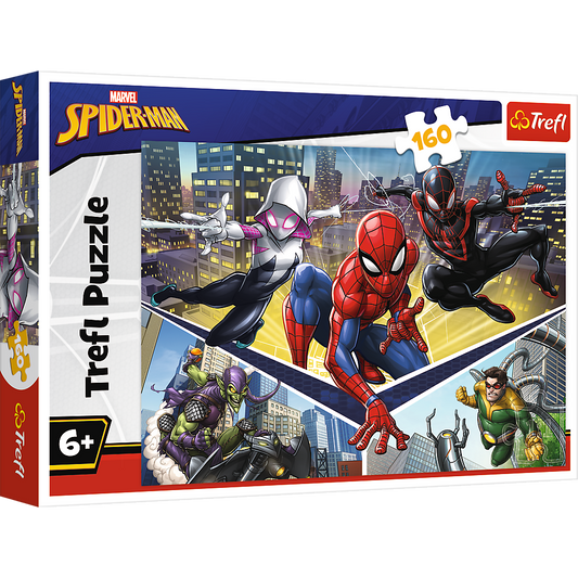 Puzzle Trefl Puterea lui Spiderman, 160 piese, Lean 26344