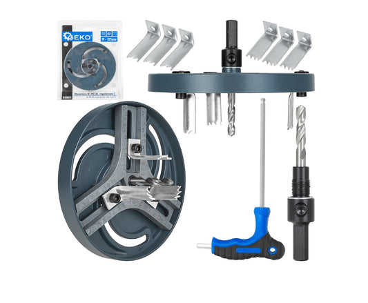Panza reglabila pentru gaurire bi-metal, 19-127 mm, Geko G30011