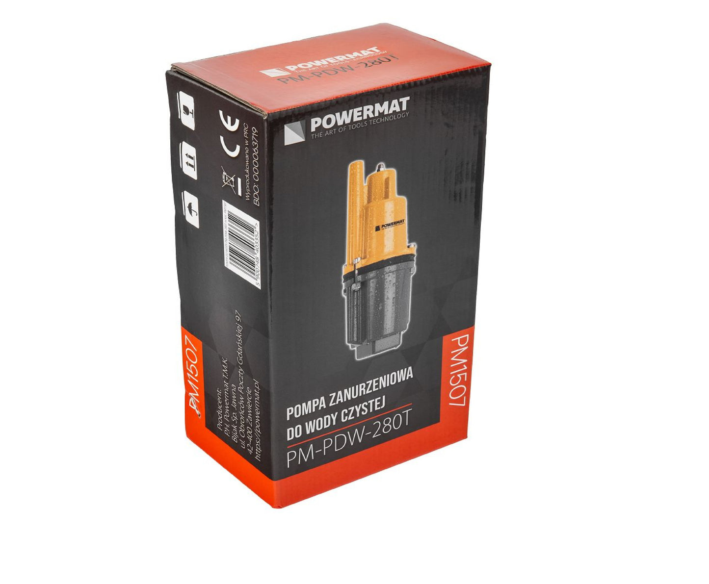 Pompa cu diafragma PM-PDW-280T, 280 W, 1080 l / h, Powermat PM1507