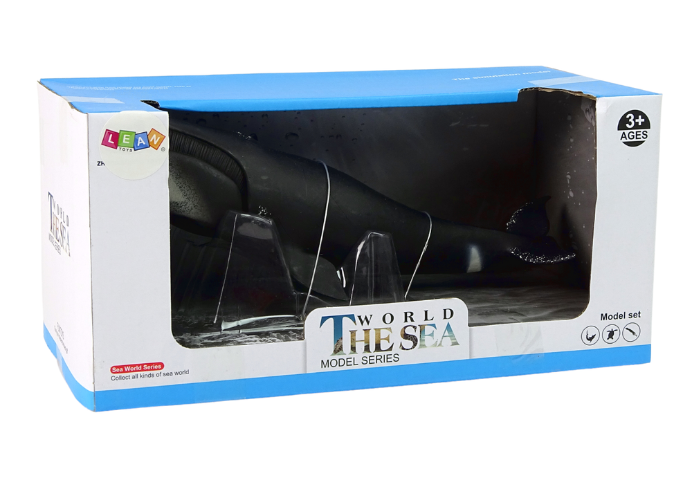 Figurina de colectie Balena de Groenlanda, 23 x 7 x 7 cm, Lean 12363