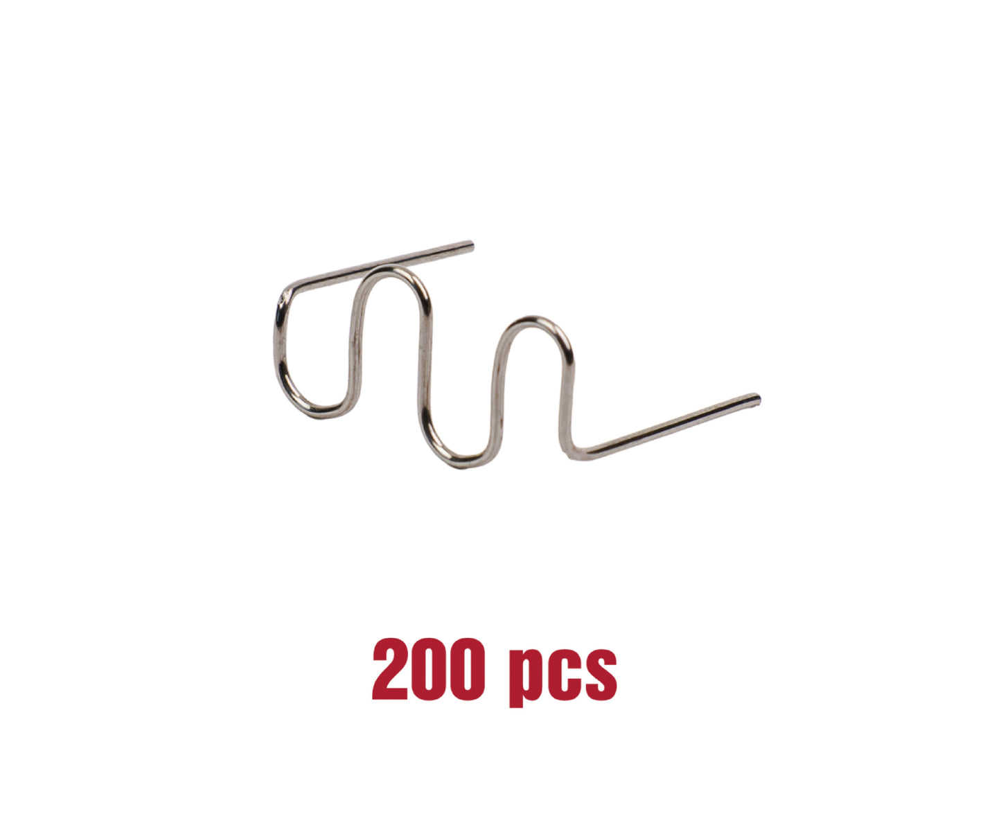 Set 200 capse S pentru aparat de lipit plastic, 0.6 mm, Raider 076217