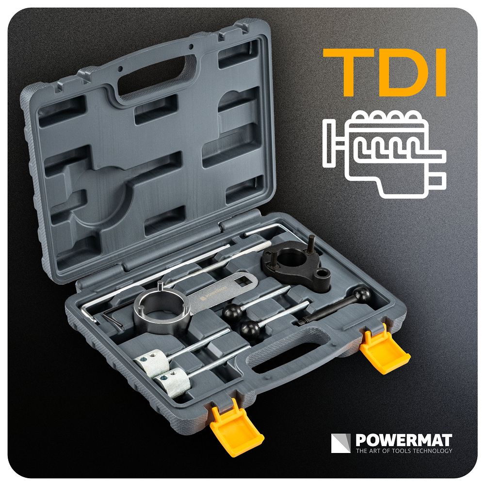 Kit blocare distributie PM-BRVAG-5T VAG 1.4/1.6/2.0 TDI, 10 bucati, Powermat PM1534