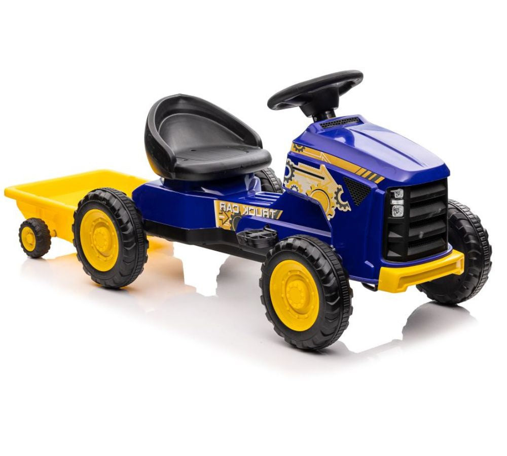Tractor cu pedale G206 albastru, Lean 11906