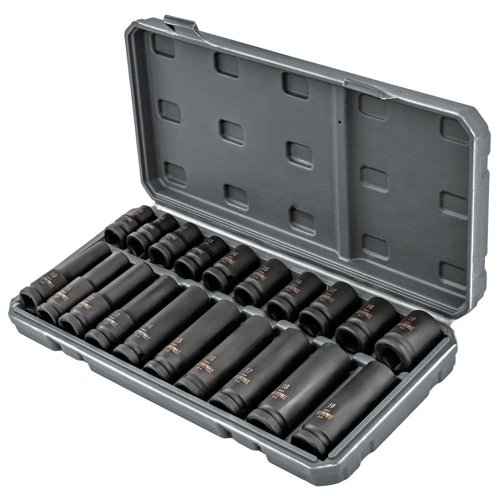 Set chei tubulare de impact PM-ZNU-1019T, 20 bucati, Powermat PM1385