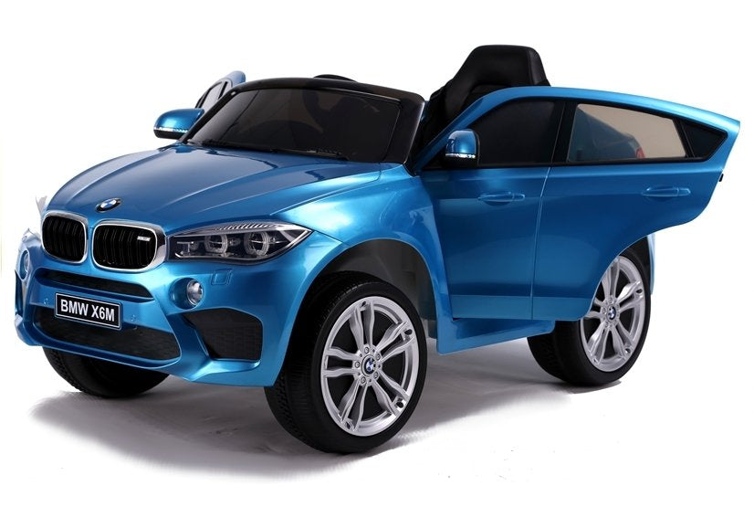 Masina electrica BMW X6, albastru, Lean 3287