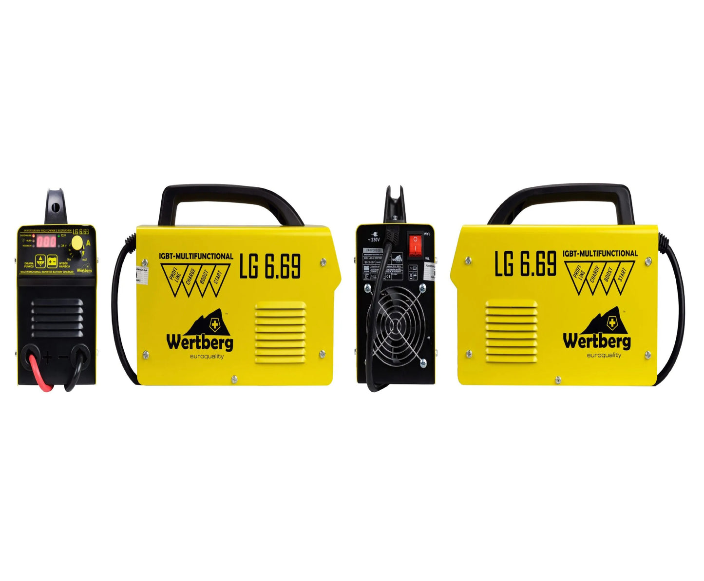 Redresor auto tip invertor cu pornire Wertberg LG 6.96, 90 A, pornire 600 A, Harder HD1021