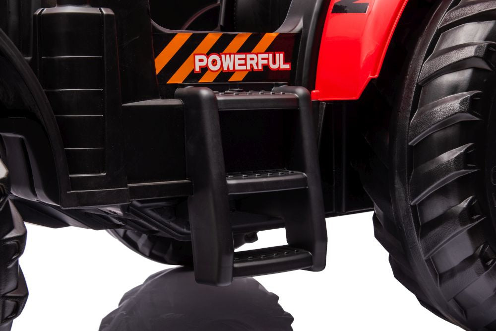 Tractoras electric, rosu, 135cm x 82cm x 103cm, Lean 17312