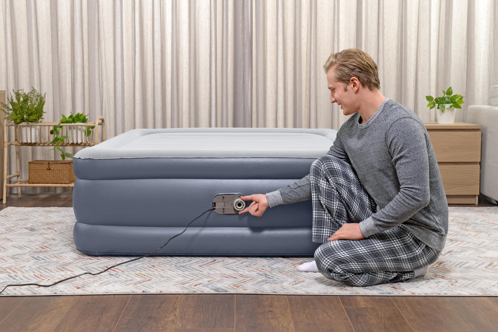 Saltea gonflabila pentru 2 persoane, 203 x 152 x 51 cm, Bestway 21152