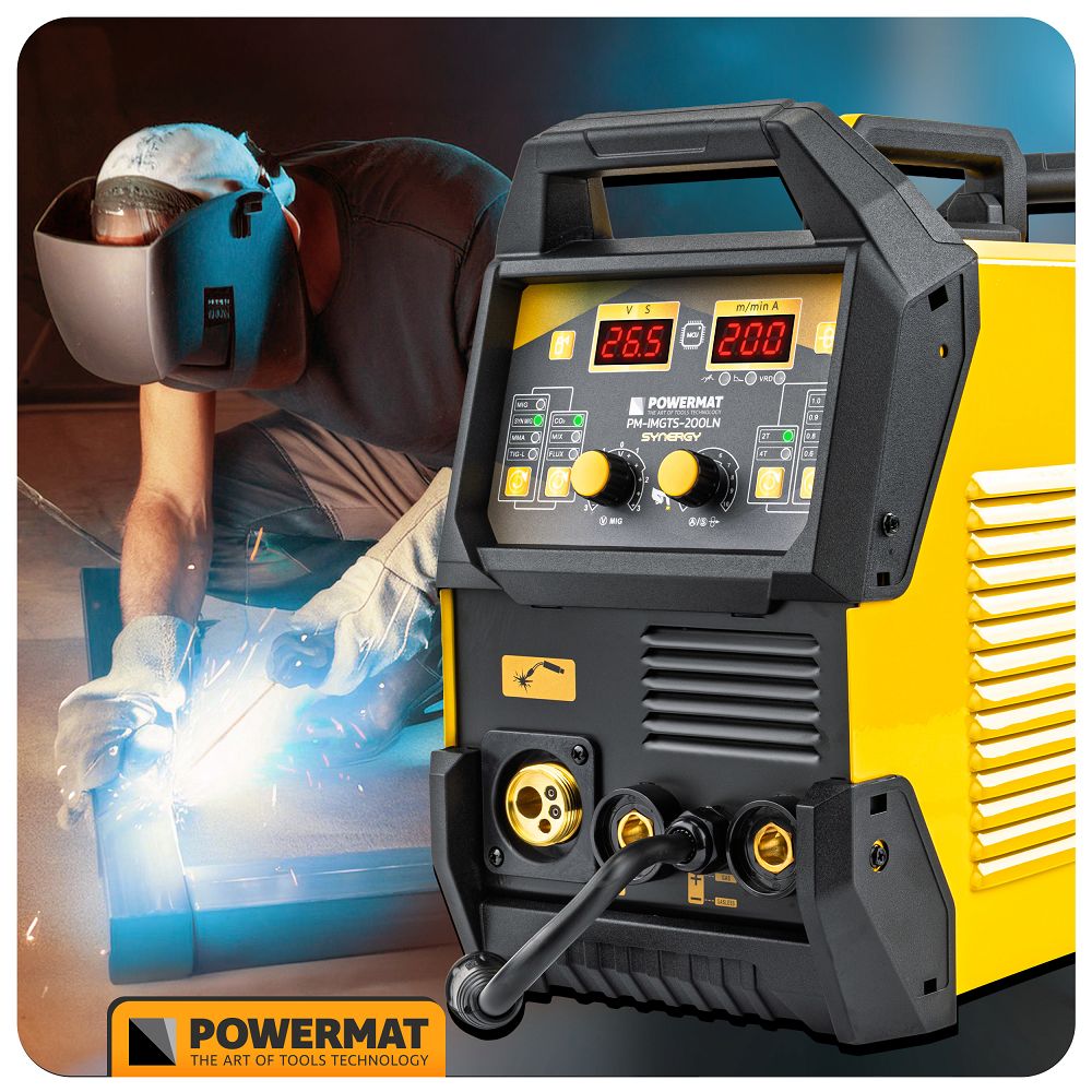 Aparat de sudura tip invertor migomat PM-IMGTS-200LN, Powermat PM1343