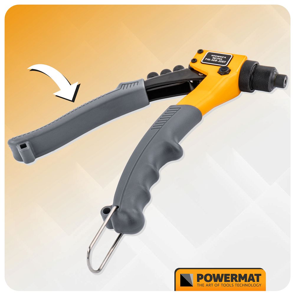Cleste pop-nituri PM-NIR-200T, 200 mm, 2.4 - 4.8 mm, Powermat PM1449