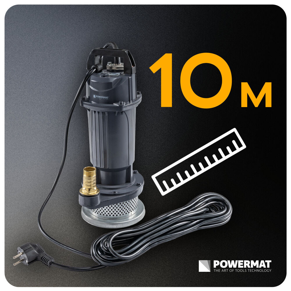 Pompa submersibila PM-PDWB-550T, 500 W, 7500 l / h, 1", cablu 10 m, Powermat PM1639