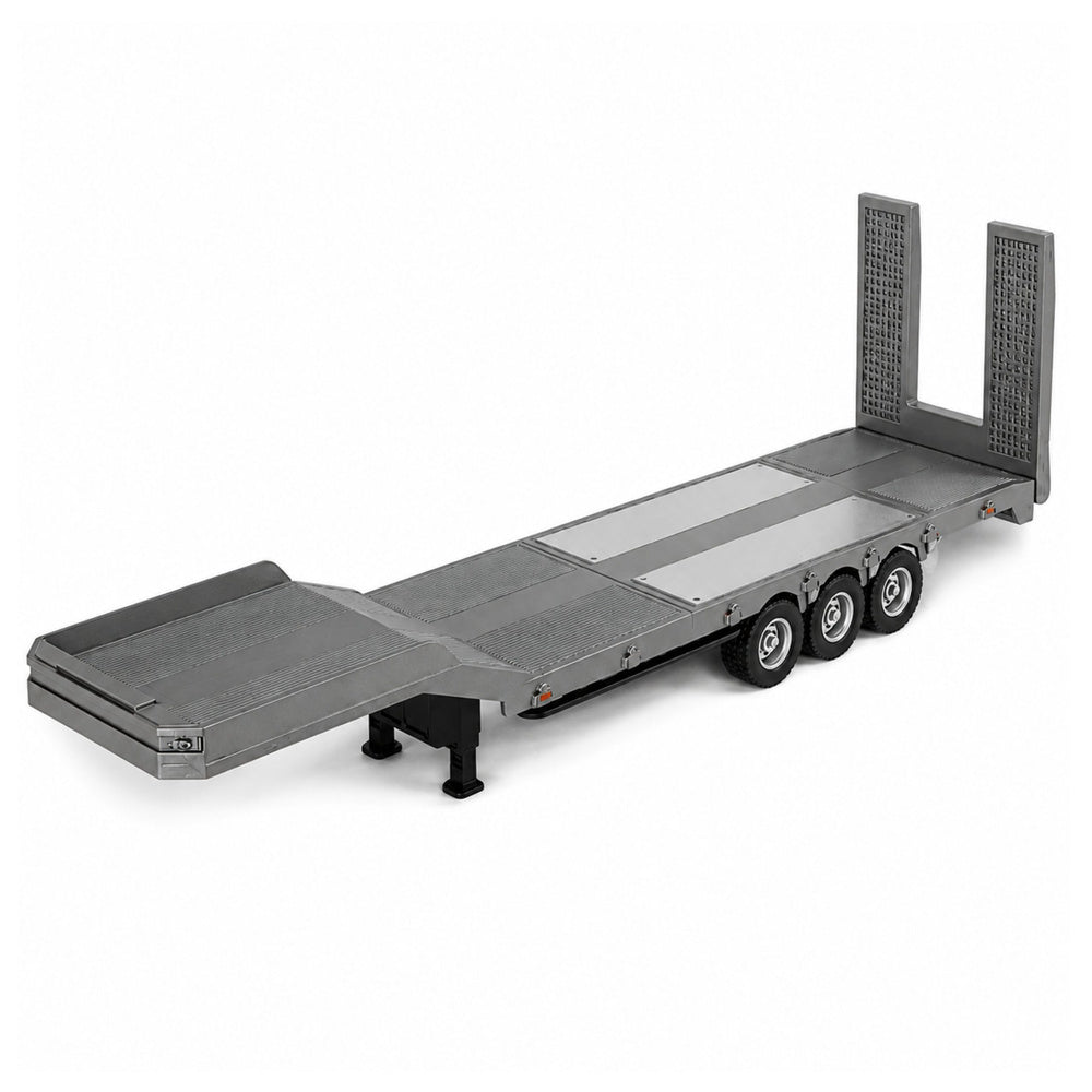 Remorca cu platforma joasa pentru Scania, gri, Lean 31581