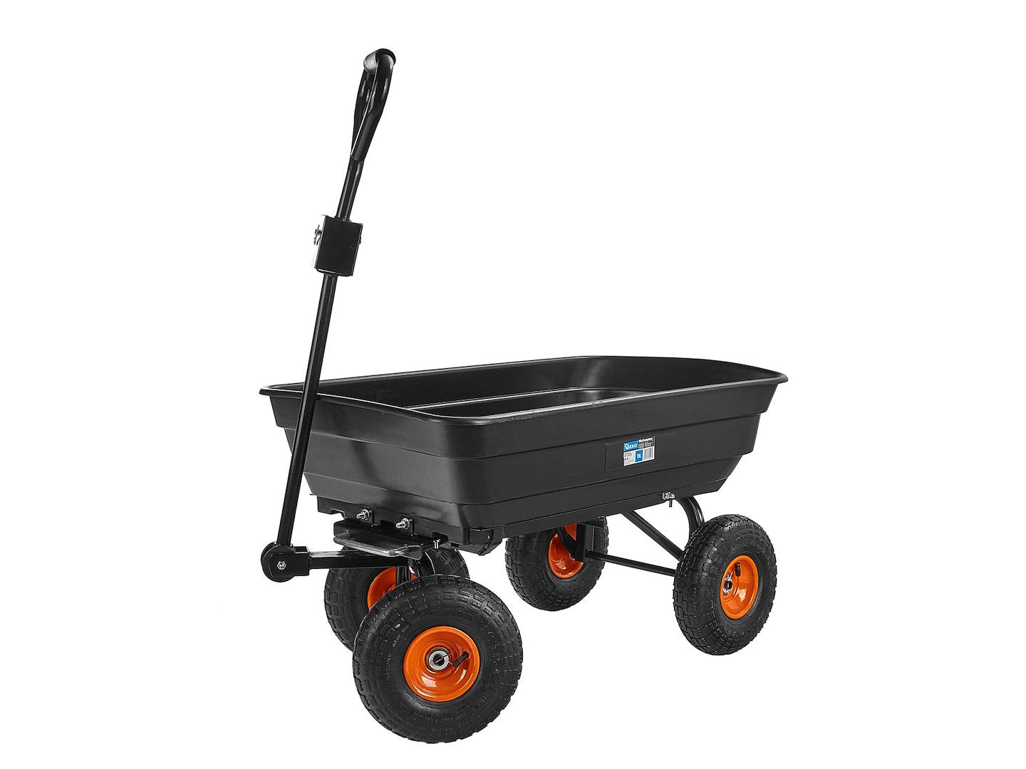 Carucior de transport pentru gradina, 75 l, Geko G71126