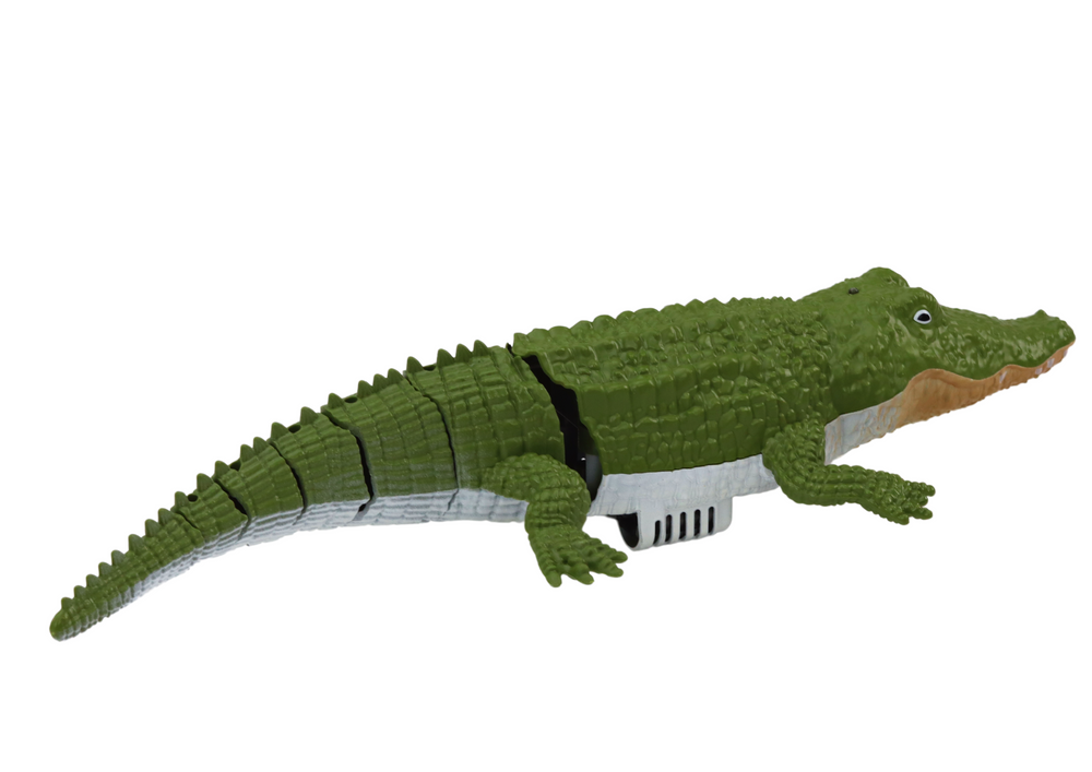 Jucarie de baie crocodil, 35 x 14 x 7 cm, verde, Lean 19734