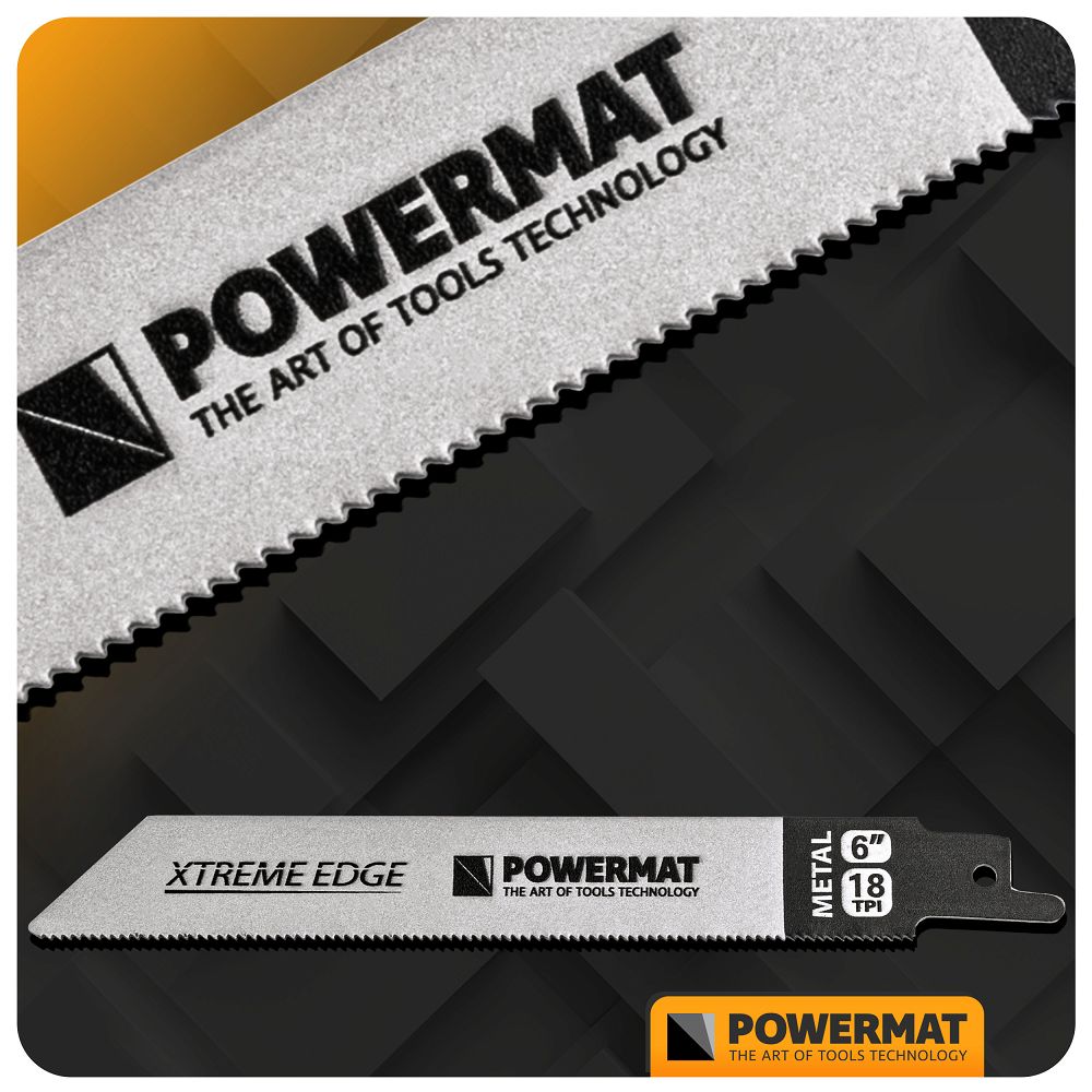 Set lame pentru fierastrau sabie PM-ZBDP10T, 10 bucati, Powermat PM1373