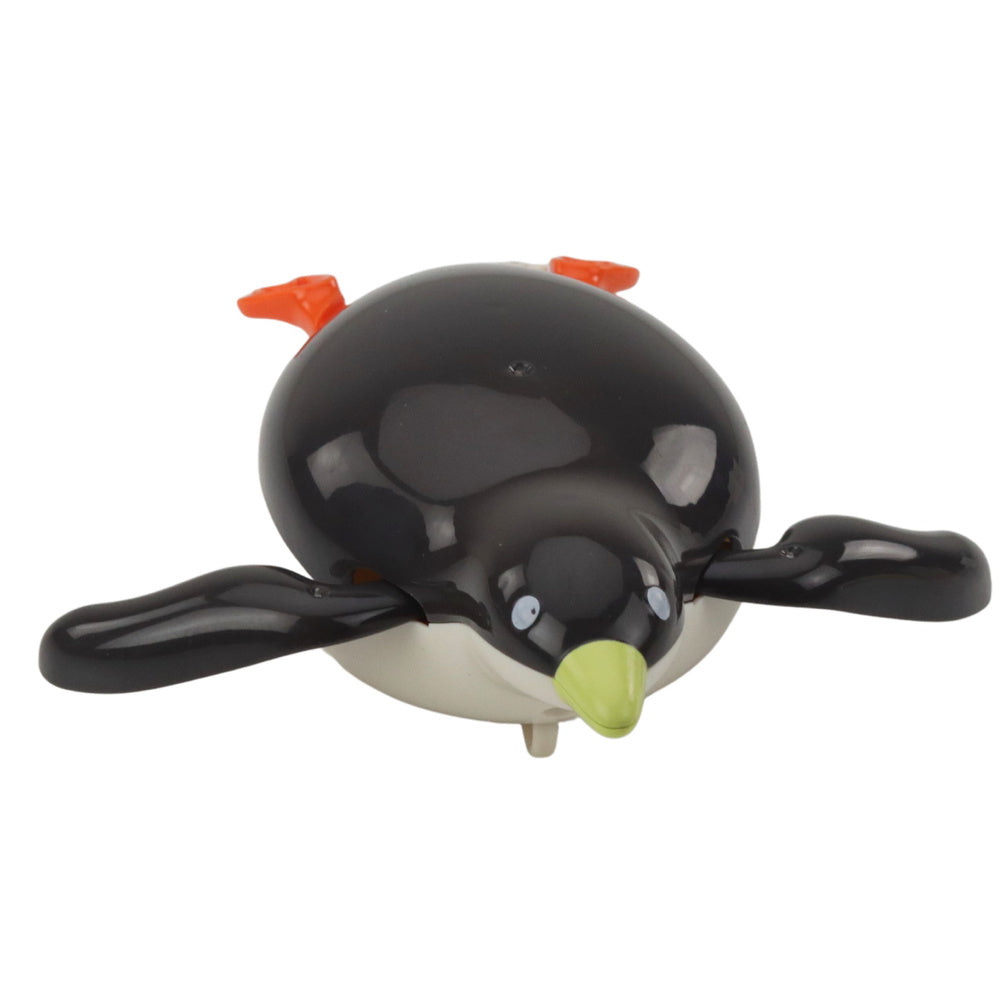 Jucarie de baie Pinguin Inotator, alb / negru, 14,5x14x5,5cm, Lean 27760
