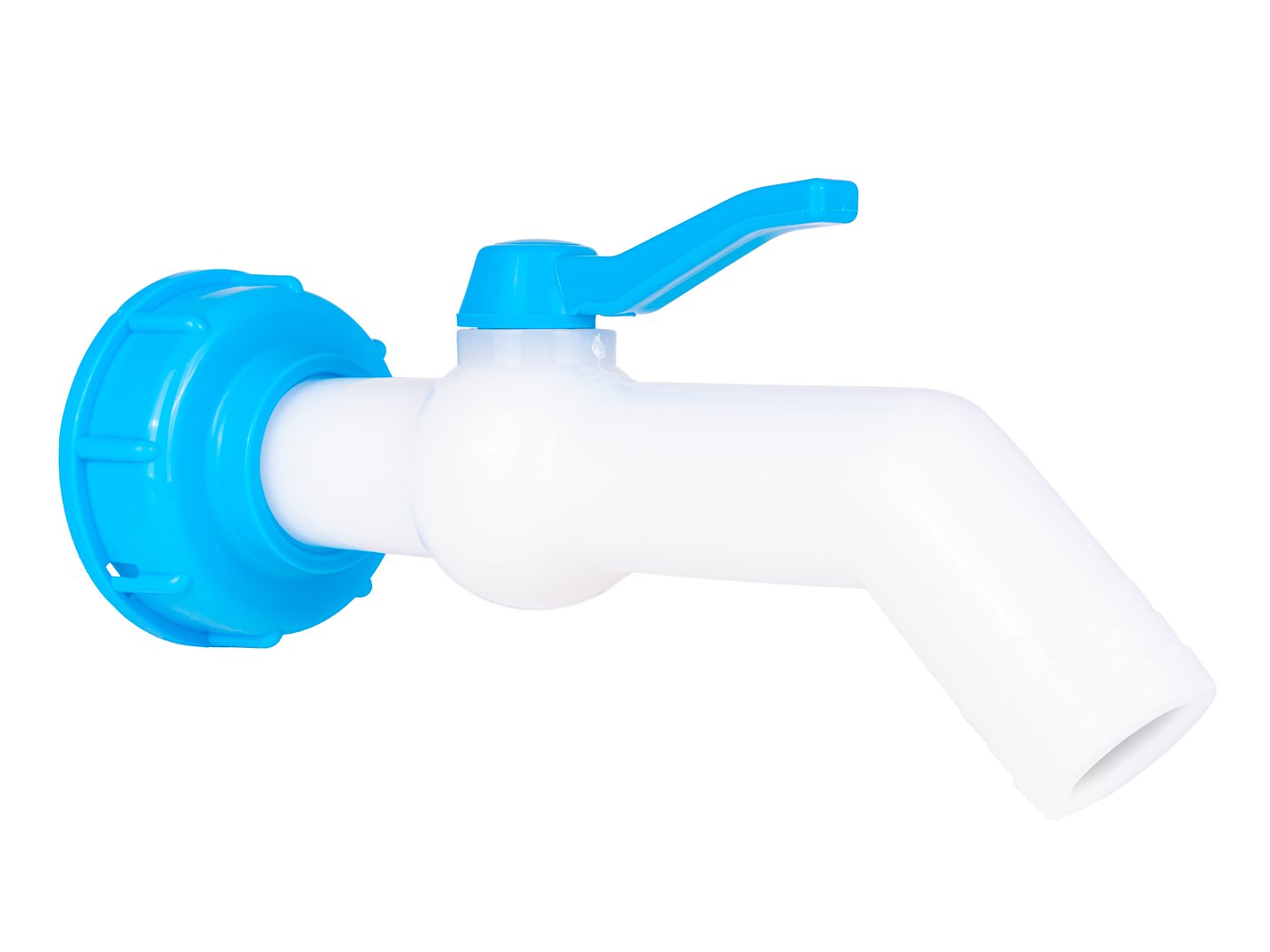 Set robinet IBC S60 x 6 pentru furtun 32 mm 45°, Geko G70204