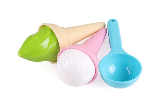 Set pentru nisip in forma de inghetata, multicolor, Lean 12055