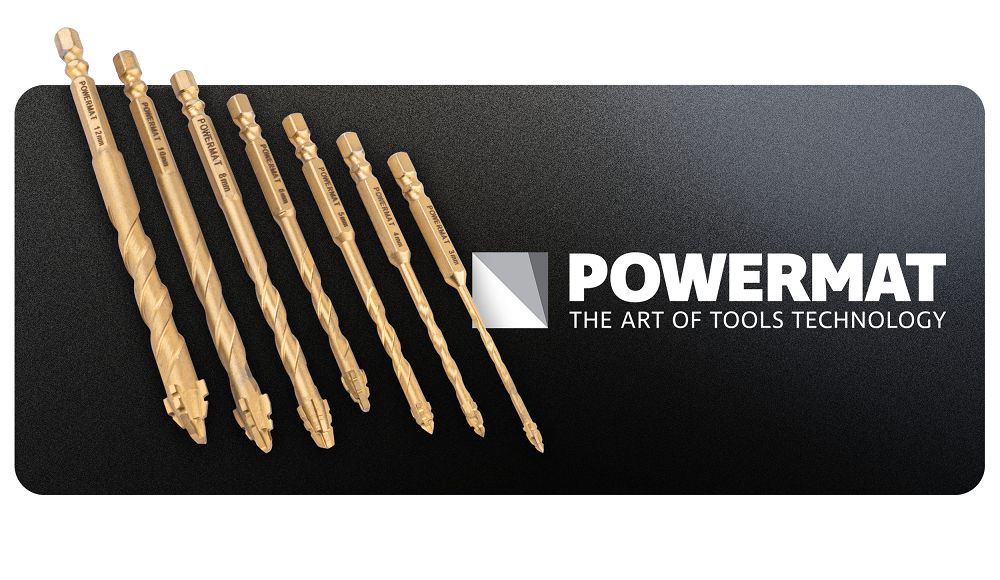 Set burghie pentru sticla PM-ZWSC-7T, 3-12 mm, 7 bucati, Powermat PM1462