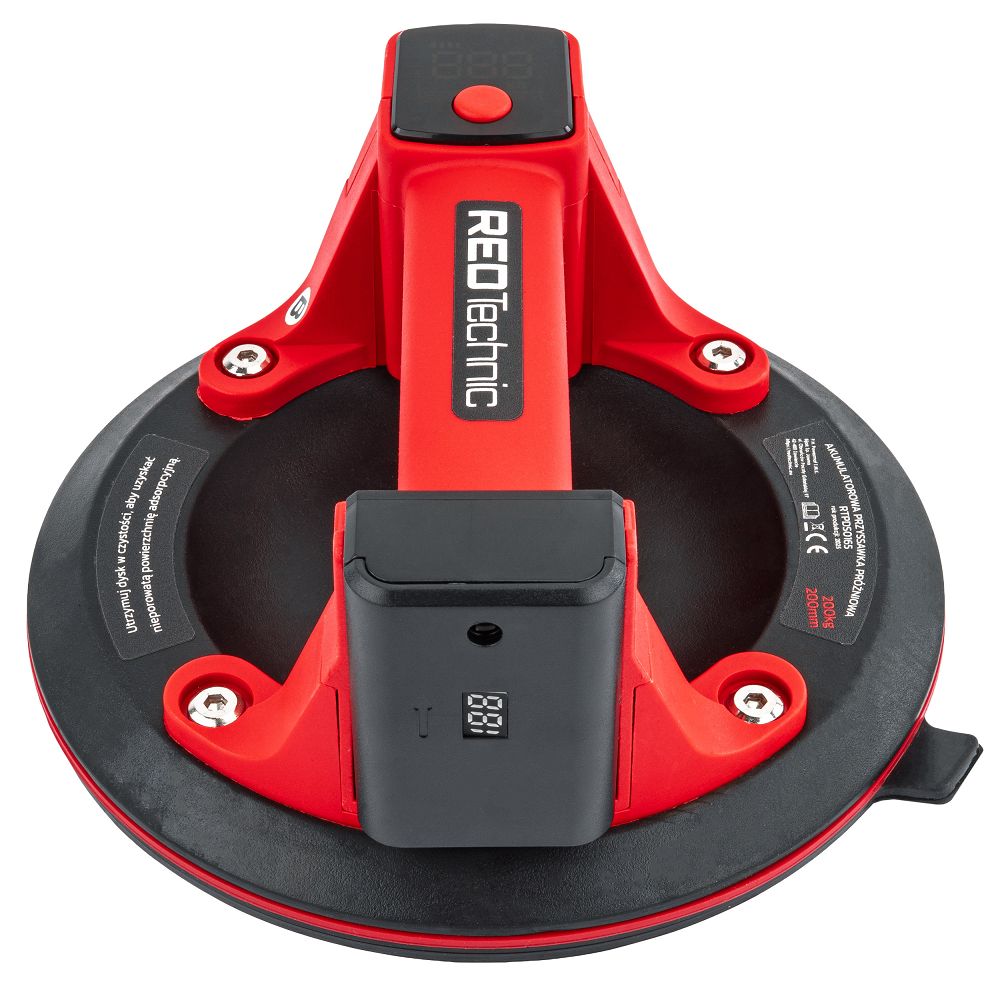 Ventuza cu vid 200 mm, Red Technic RTPDS0165