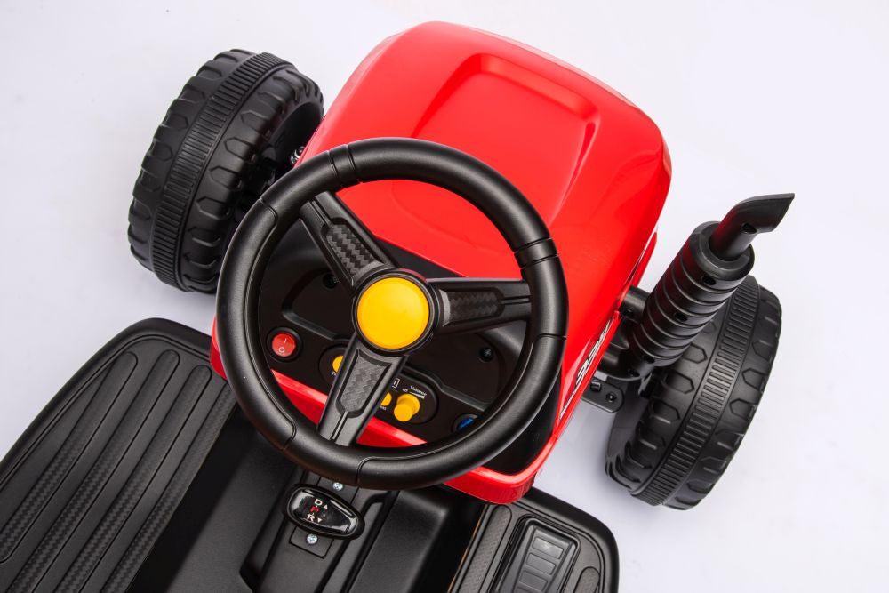 Tractoras electric cu baterie BBH-030, rosu, Lean 19779