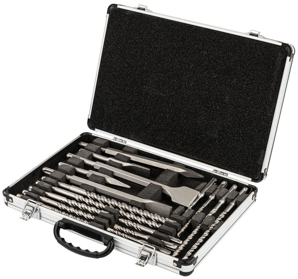 Set burghie si dalti SDS-plus PM-ZWD-17T, 17 bucati, Powermat PM1488