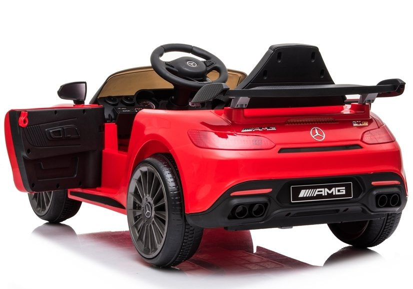 Masina electrica Mercedes AMG GT 4, rosu, Lean 6478