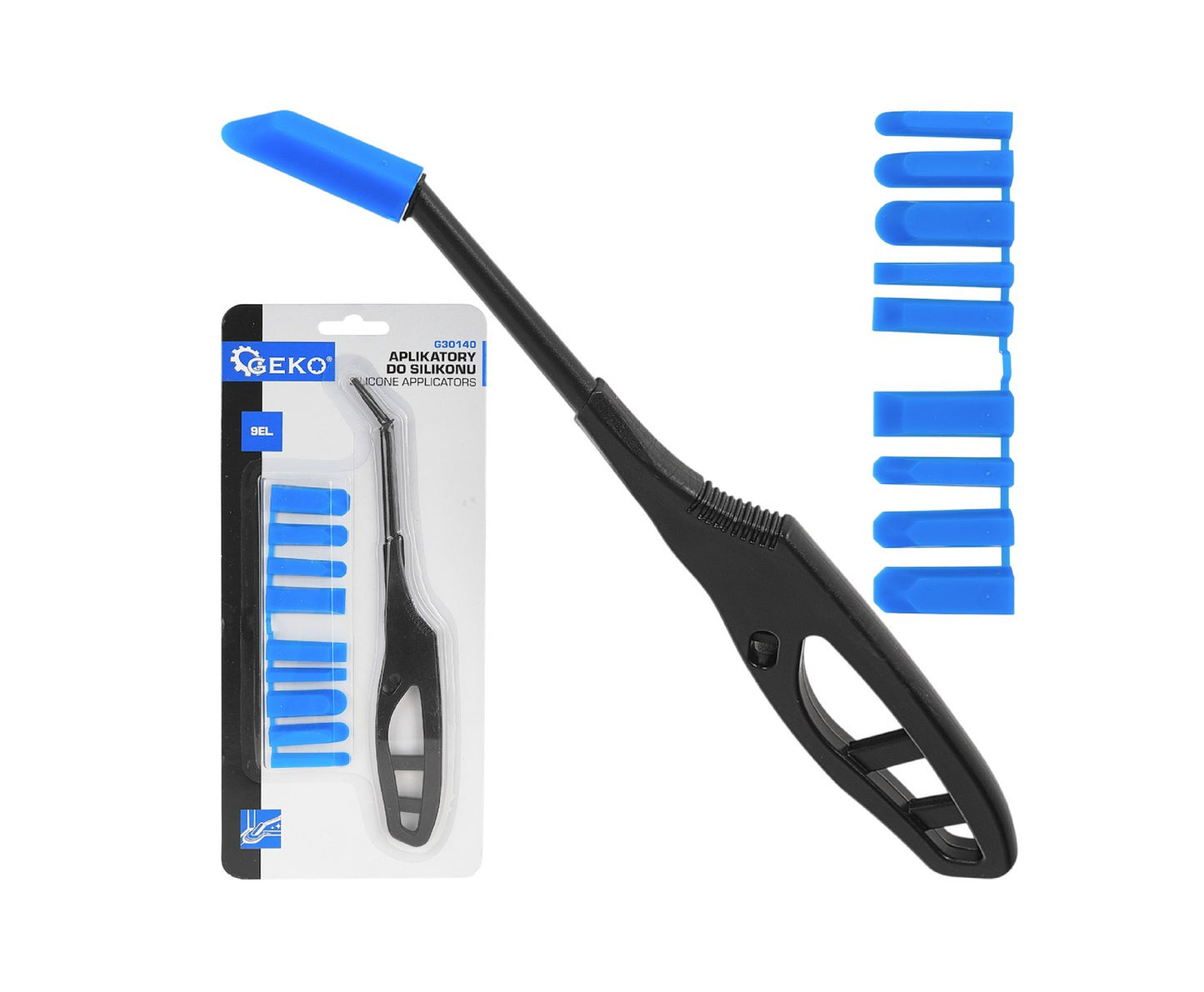 Set aplicatoare pentru silicon, 9 bucati, Geko G30140