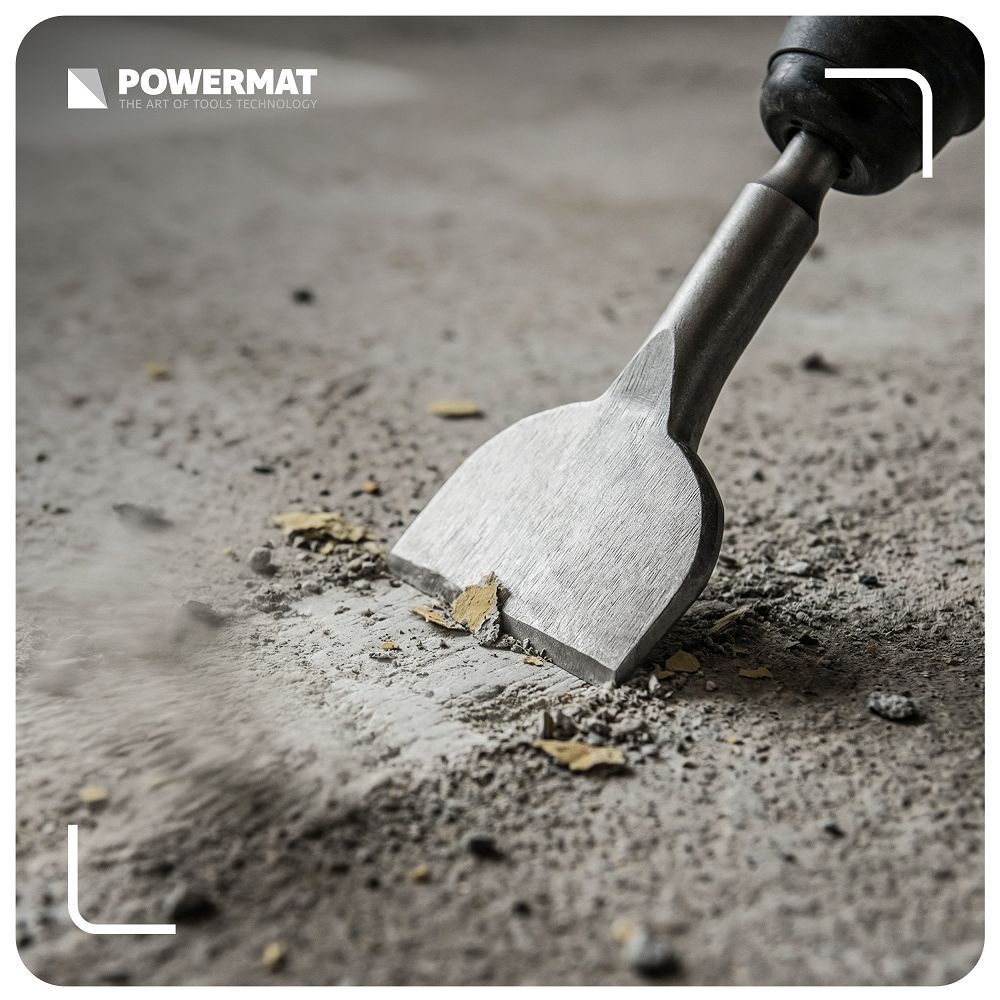 Dalta curbata pentru beton PM-DL-15T, 17 x 165 x 75 mm, Powermat PM1491