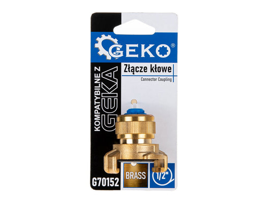 Cuplaj din alama cu gheare pentru furtun 1 / 2", Geko G70152