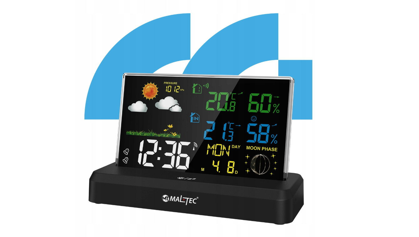 Statie meteo fara fir cu termometru Daily2000M, MalTec 111980