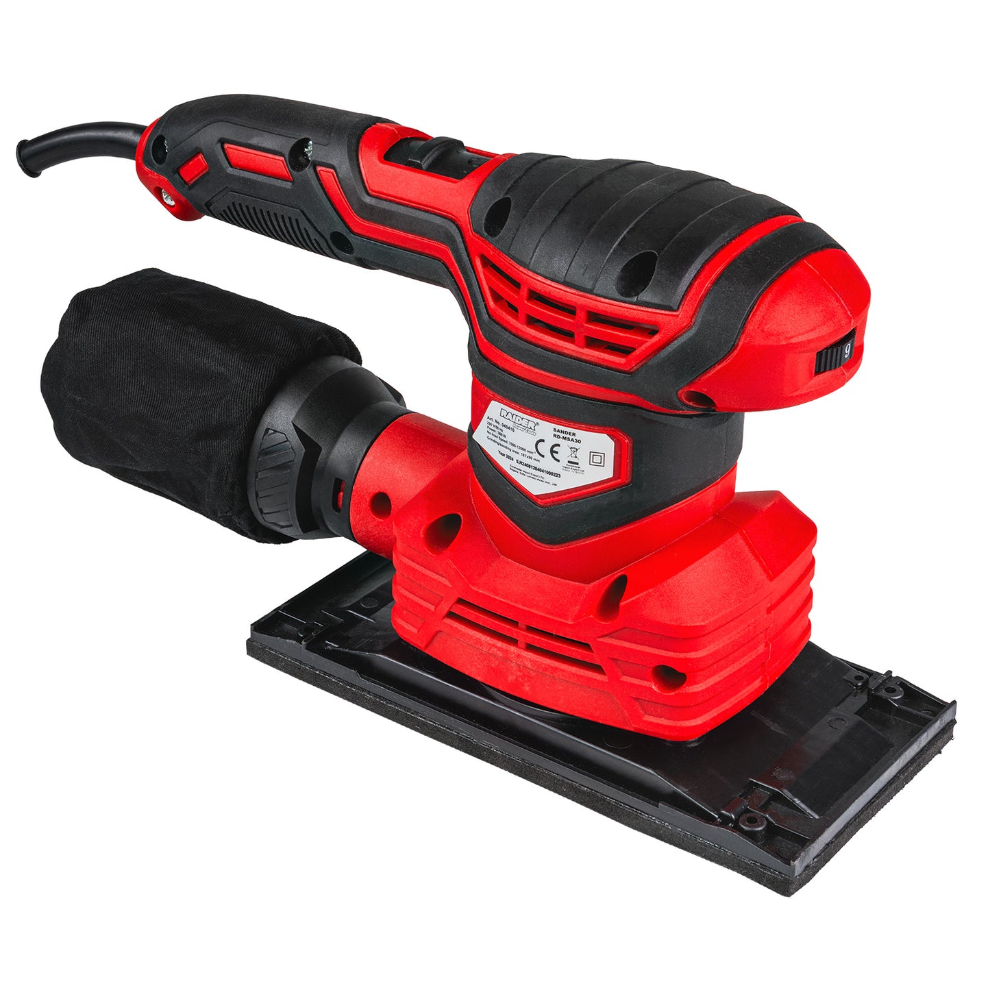 Slefuitor 3 in 1 RD-MSA30 300 W 125 mm 90 x 187 mm viteza variabila, Raider 040410