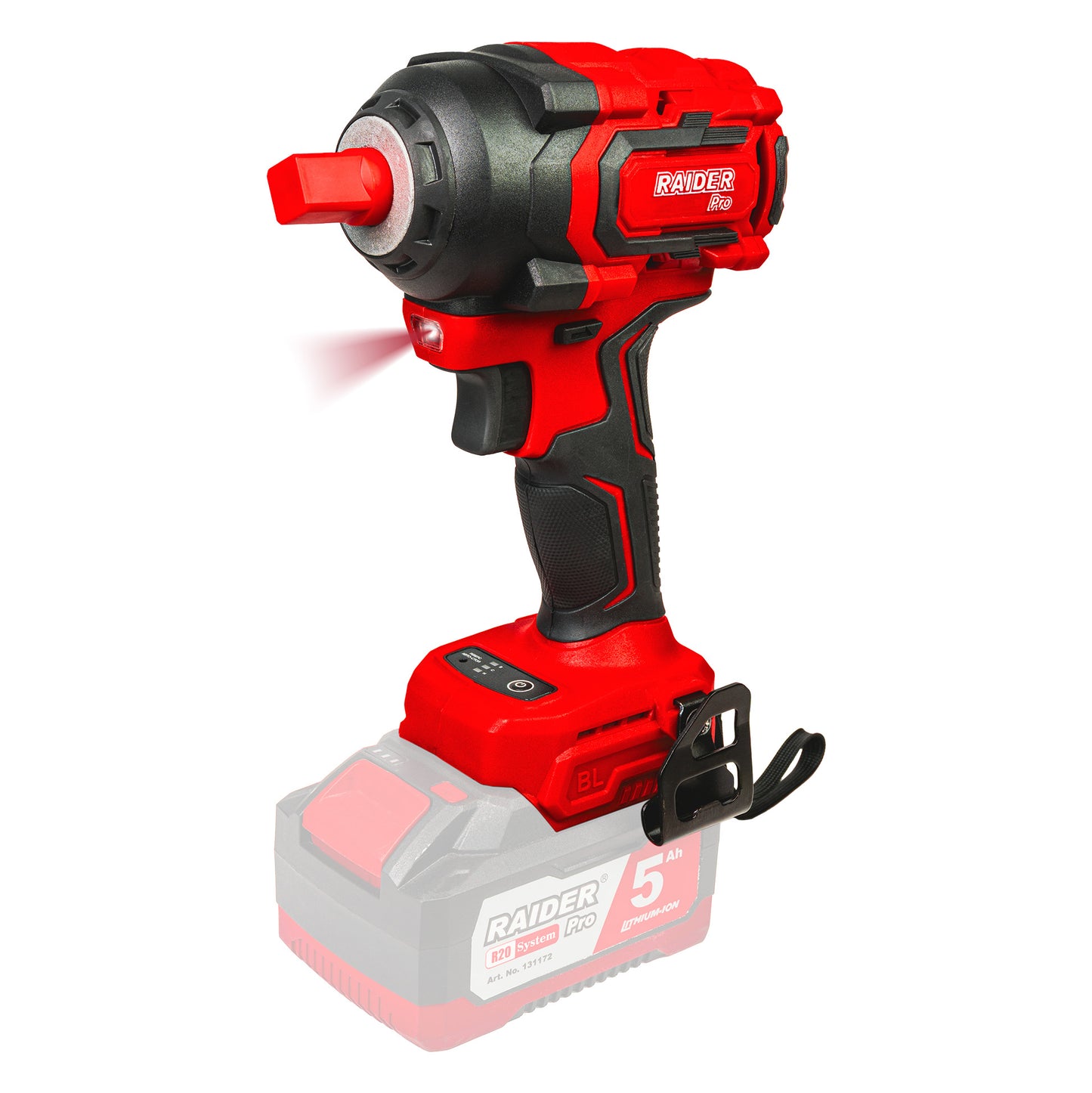 Masina de insurubat cu impact RDP-55BBIW20 Solo (fara acumulator si incarcator), 550 Nm, 1 / 2, Raider 030197