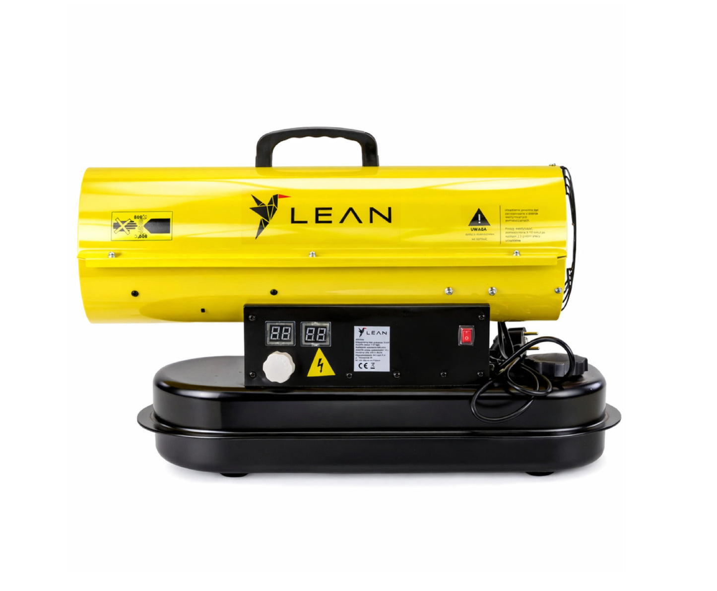 Incalzitor industrial cu afisaj LCD si termostat, 20 kW, Lean 27097