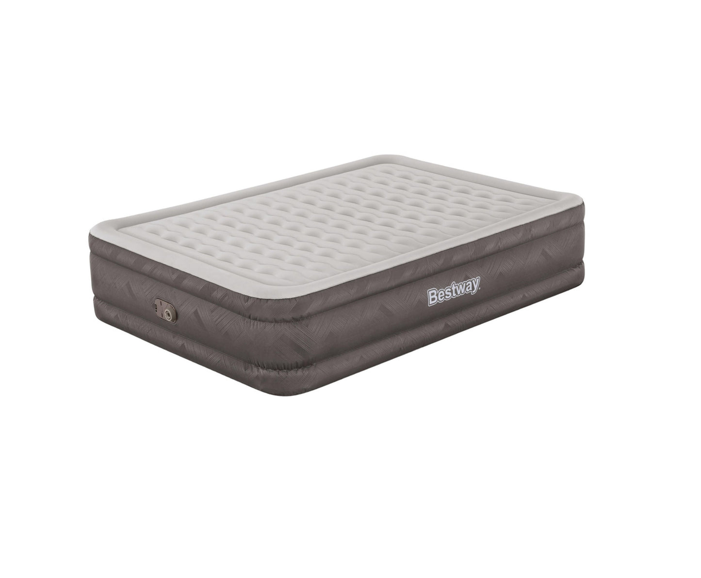 Saltea gonflabila pentru 2 persoane cu pompa electrica de umflat, 203x152 cm, Bestway 21125