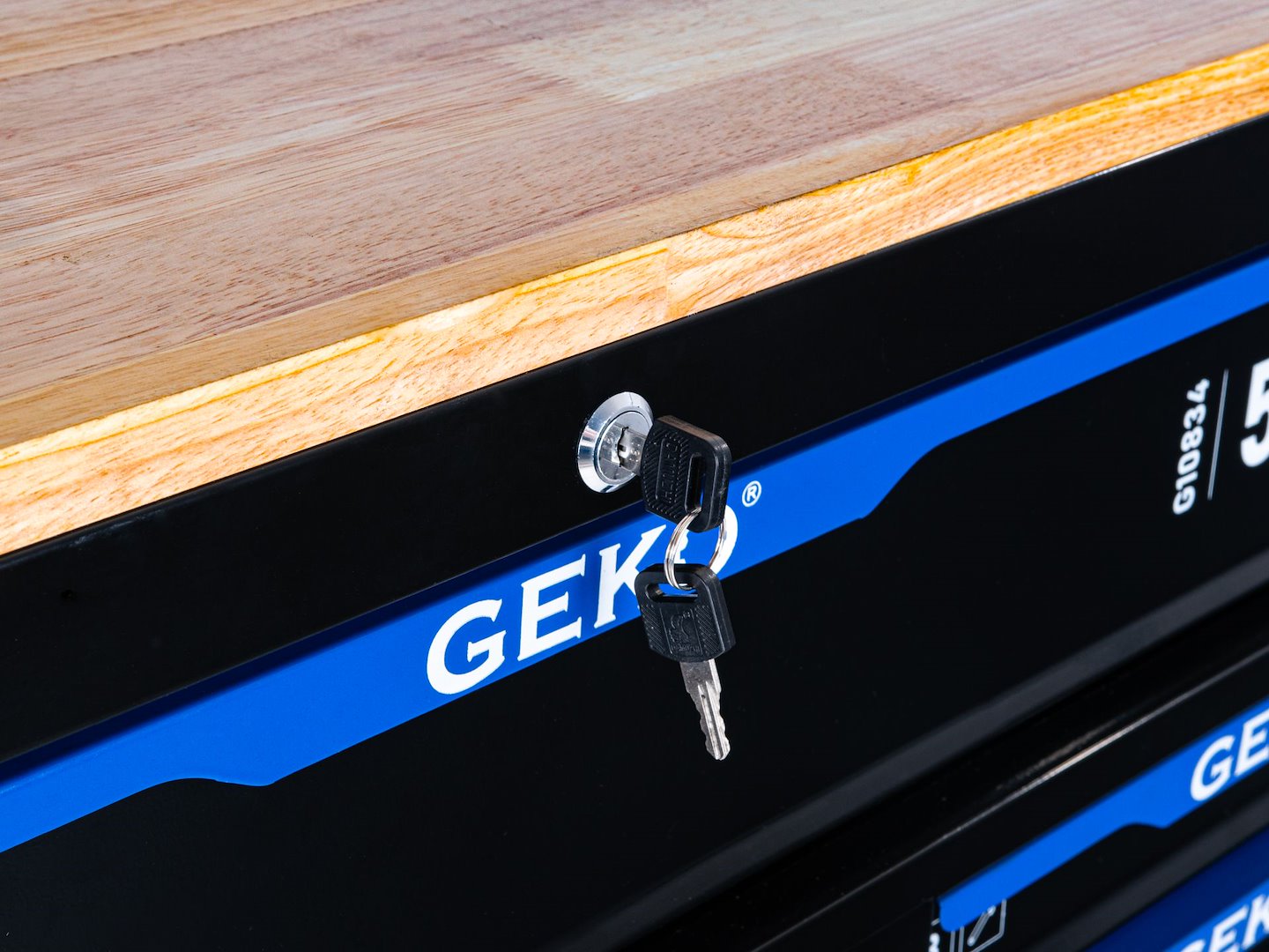 Dulap de scule pentru atelier, 12 sertare, 501 bucati, Geko G10834