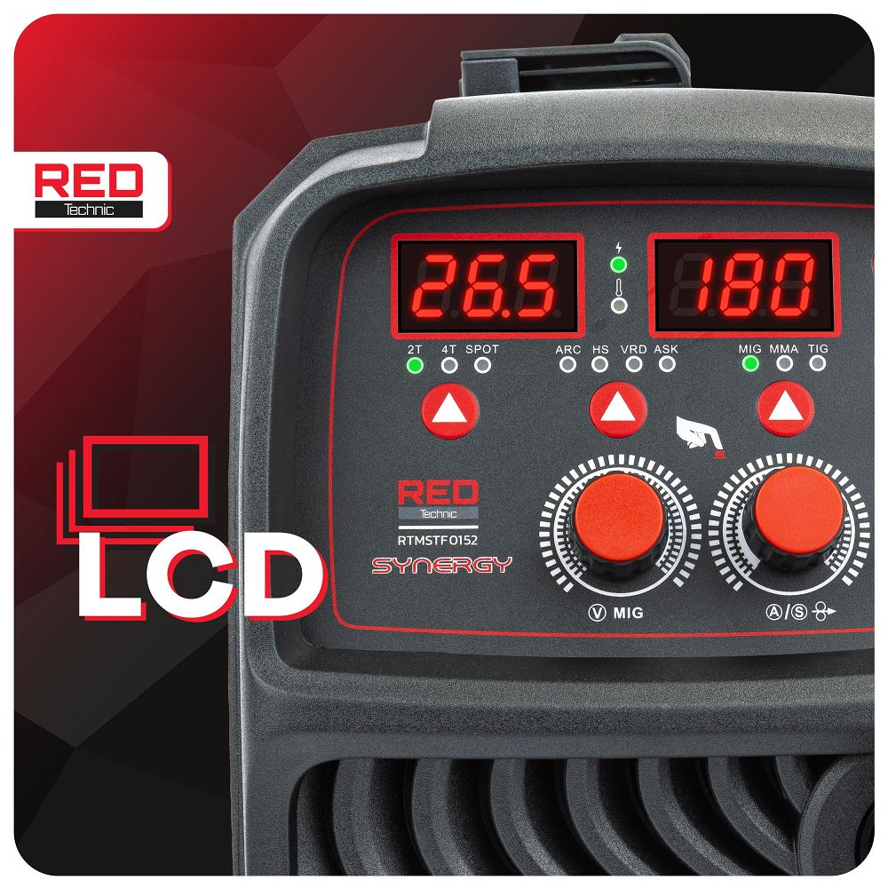 Aparat de sudura tip invertor MIGMAT, Red Technic RTMSTF0152