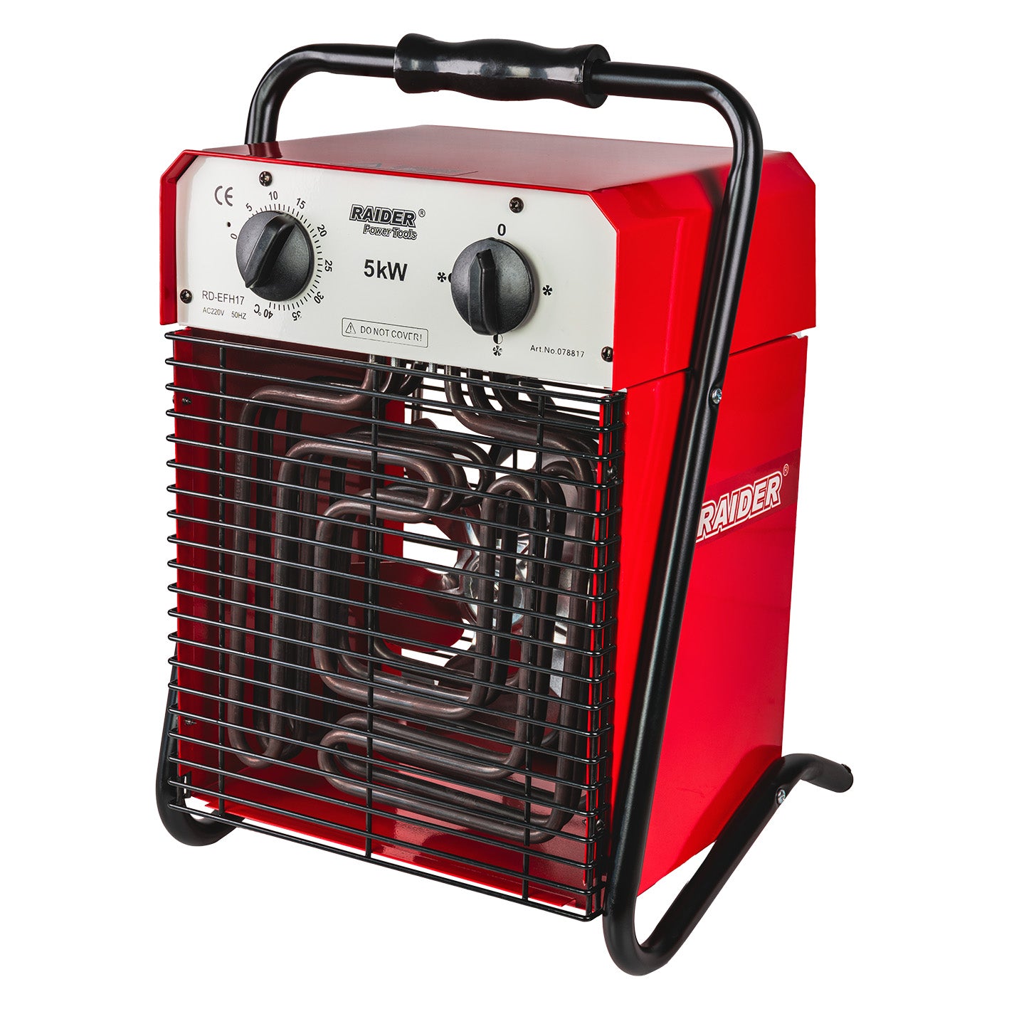 Aeroterma electrica industriala cu stand RD-EFH17, 5 kW, 230 V, Raider 078817