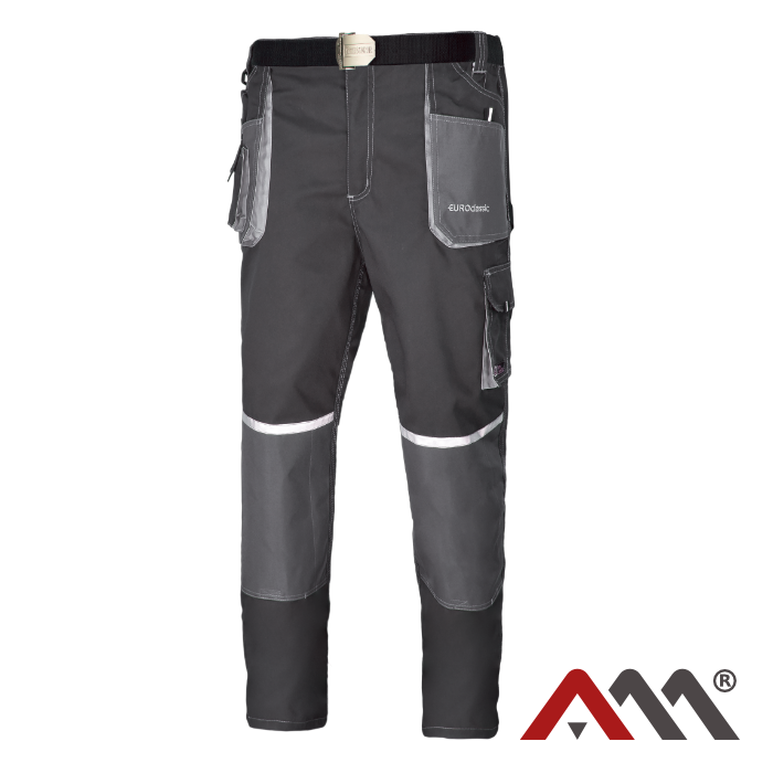Pantaloni de lucru cu elemente reflectorizante Euroclassic, marimea 46, Artmas ART794364