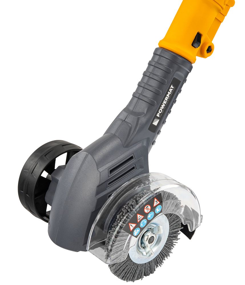 Masina pentru curatare rosturi pavele si taiere margini gazon cu acumulator PM-AKT-2AT, 21 V, Powermat PM1506