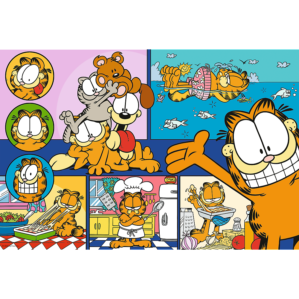 Puzzle Lenesul Garfield, 100 piese, Lean 26829