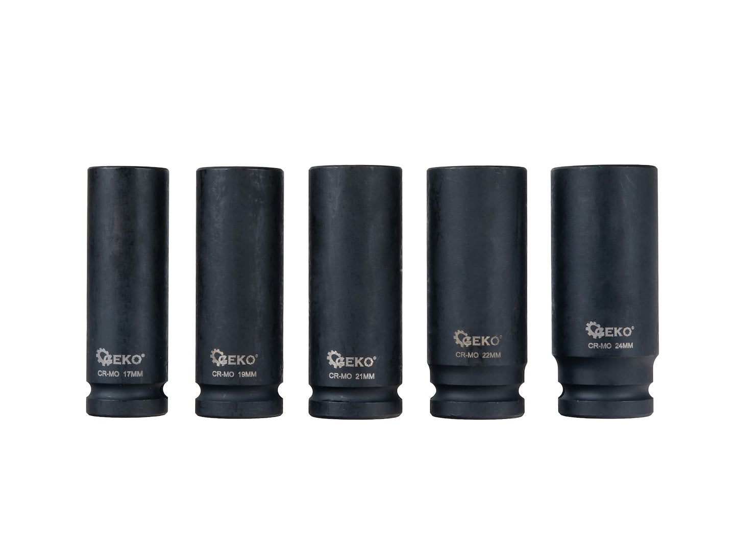 Set chei tubulare de impact 1/2" 10-24mm, Cr-Mo, 11 bucati, Geko G10508